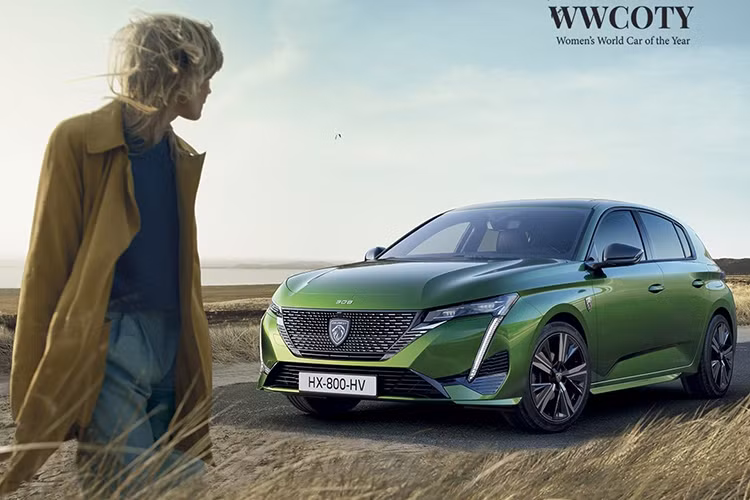 Peugeot 308 chiếc xe đẹp nhất năm 2022 cho phái nữ toàn thế giới