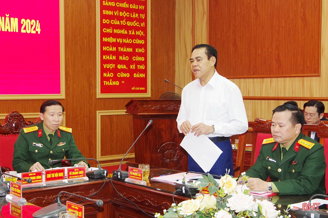 Đảng ủy Quân sự tỉnh ra Nghị quyết lãnh đạo thực hiện nhiệm vụ năm 2024