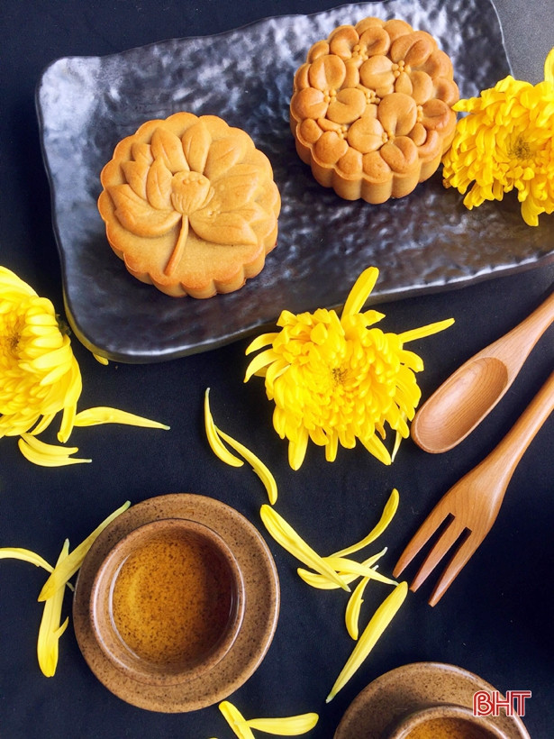 Đẹp mắt, ngon miệng với bánh Trung thu handmade tại Hà Tĩnh