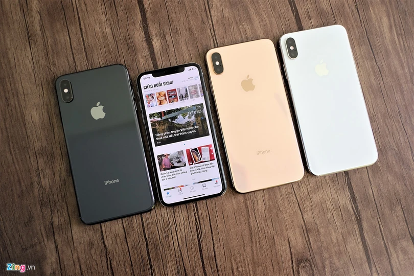 3 phiên bản màu sắc của iPhone XS Max tại Việt Nam