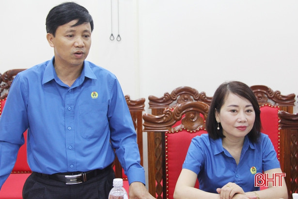 Bí thư Tỉnh ủy gặp mặt đoàn đại biểu Hà Tĩnh dự Đại hội Công đoàn Việt Nam lần thứ XII