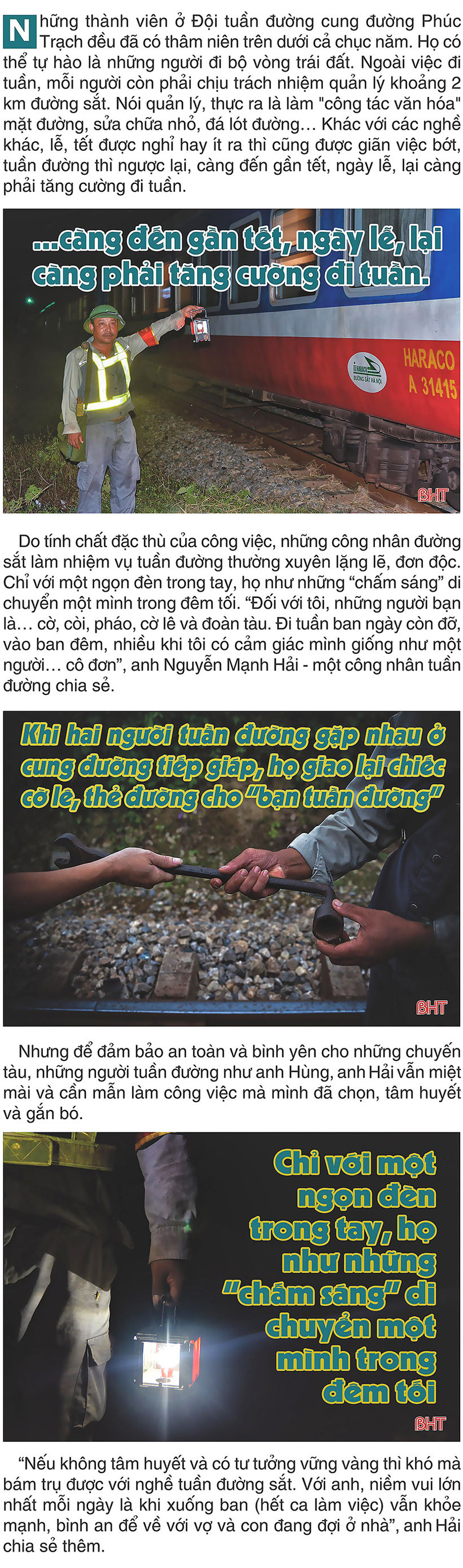 “Kẻ độc hành” trên đường ray...