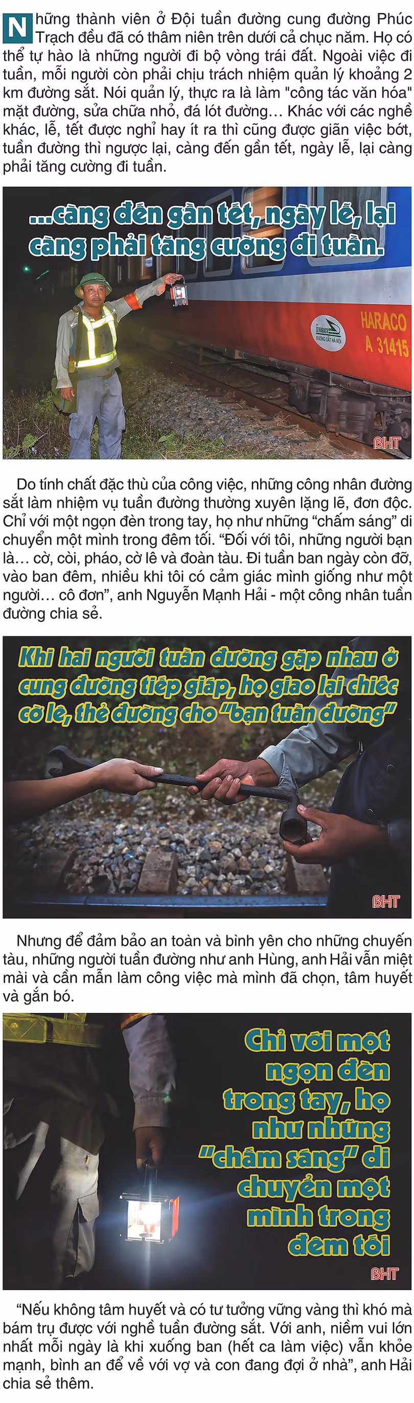 “Kẻ độc hành” trên đường ray...