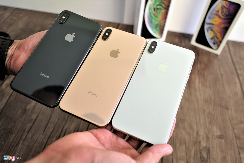 3 phiên bản màu sắc của iPhone XS Max tại Việt Nam