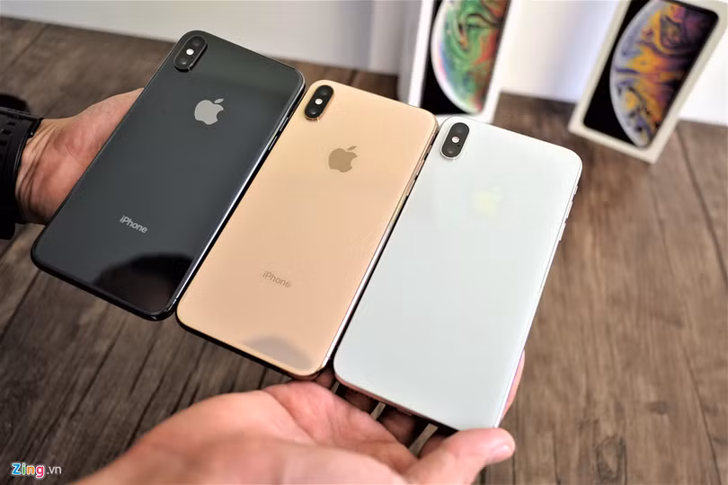 3 phiên bản màu sắc của iPhone XS Max tại Việt Nam