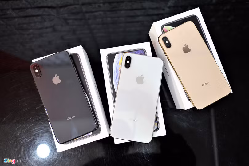 3 phiên bản màu sắc của iPhone XS Max tại Việt Nam