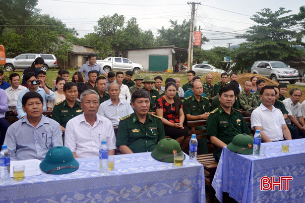 BĐBP Hà Tĩnh hỗ trợ xã Hương Trạch xây dựng nhà văn hóa