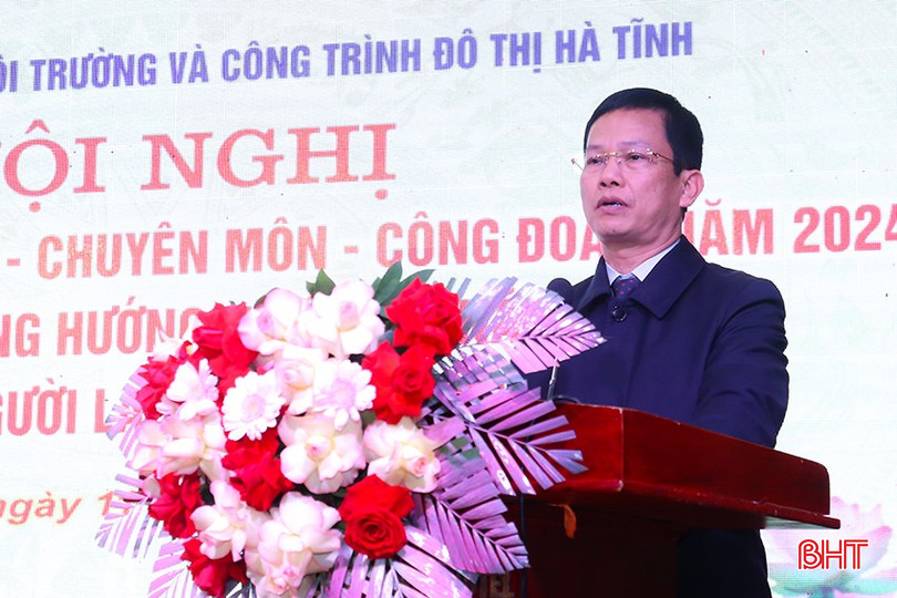 Chủ tịch UBND thành phố Hà Tĩnh Nguyễn Trọng Hiếu phát biểu tại hội nghị. bqbht_br_img-0917.jpg