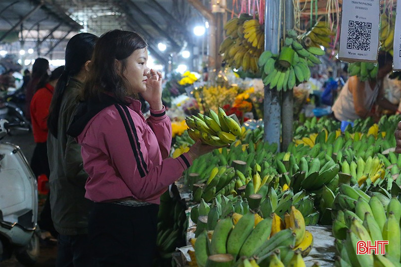 Việc chọn nải chuối đẹp dâng lên bàn thờ ngày Tết được nhiều người dân đặc biệt quan tâm. bqbht_br_img-8527.jpg