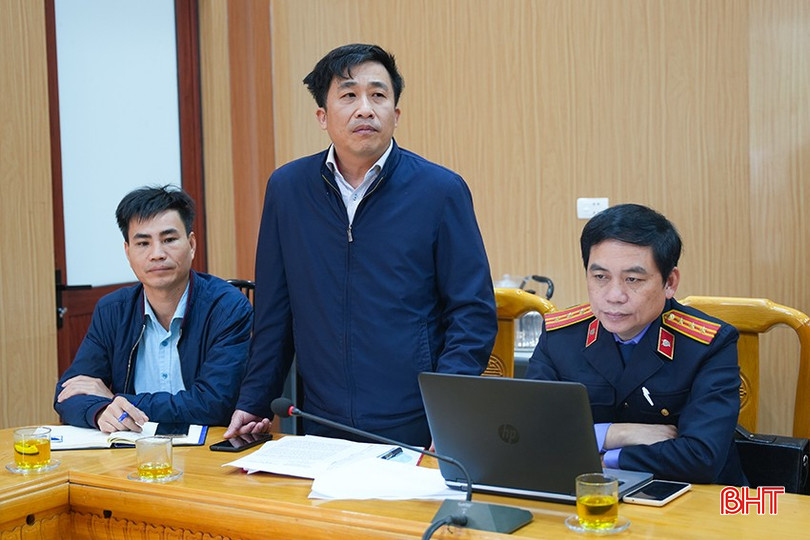 Các phòng, ban, địa phương trao đổi thông tin tại phiên tiếp công dân định kỳ tháng 2/2025. bqbht_br_dsc01995.jpg