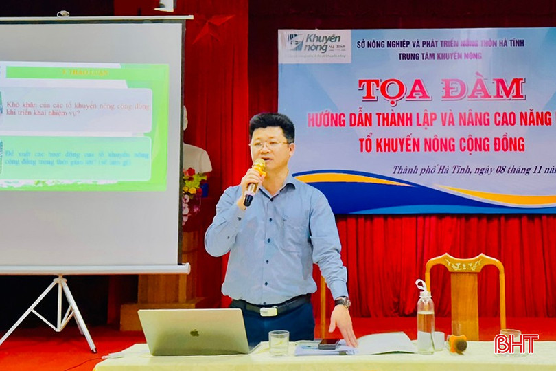 Trung tâm Khuyến nông tỉnh Hà Tĩnh hướng dẫn thành lập và nâng cao năng lực tổ khuyến nông cộng đồng. bqbht_br_anh2thinhkncd-1.jpg