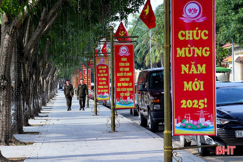 Những tấm phướn đã được thay mới để đón mừng Tết Ất Tỵ trên đường Nguyễn Thiếp. bqbht_br_img-0412.jpg