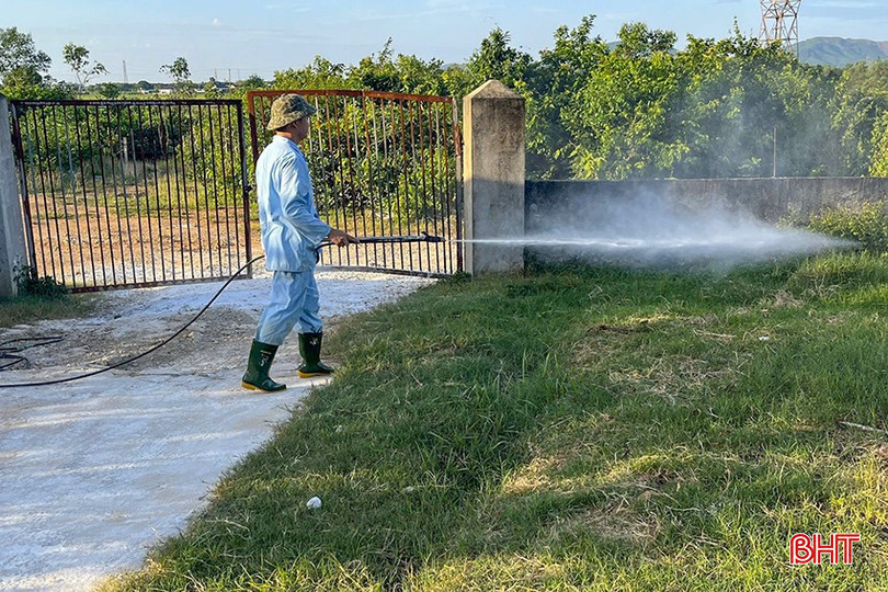 Các trang trại chăn nuôi lợn lớn tại Hà Tĩnh đang "căng mình" phòng chống DTLCP. bqbht_br_z7047701806525-5bf64f7d6dc1685227c2ab5ecbca5f29.jpg
