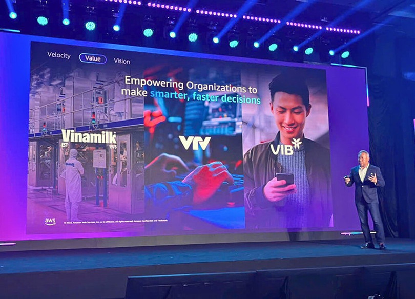 Ông Eric Yeo, Tổng giám đốc AWS Việt Nam, phát biểu tại sự kiện (Ảnh: Minh Anh). anh-2-3.jpg