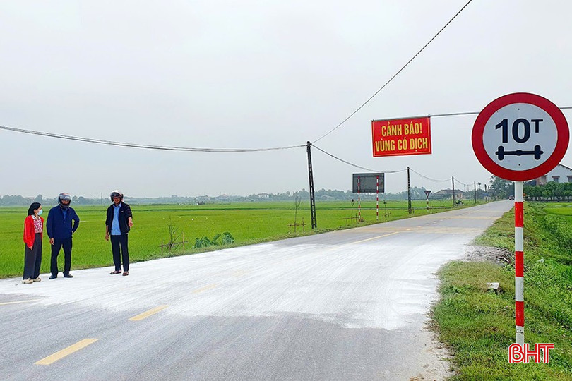 Hiện nay, dịch tả lợn châu Phi đang xảy ra tại 7 xã thuộc các huyện Cẩm Xuyên, Hương Khê và thành phố Hà Tĩnh chưa qua 21 ngày. bqbht_br_z6483527734240-09075f4321532c1a567d37aa010f8203.jpg