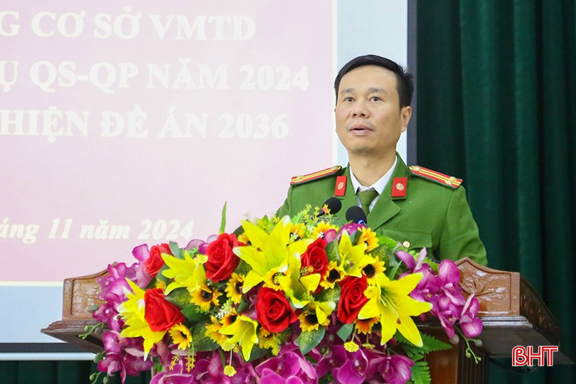 Phó Trưởng Công an TP Hà Tĩnh Nguyễn Đông Hưng: Công an TP Hà Tĩnh đã có nhiều giải pháp để xây dựng đội ngũ cán bộ; tăng cường quan hệ mật thiết giữa Đảng, chính quyền, đoàn thể, Nhân dân; chủ động nắm bắt dư luận xã hội, góp phần ổn định tình hình chính trị trên địa bàn. bqbht_br_img-7012.jpg
