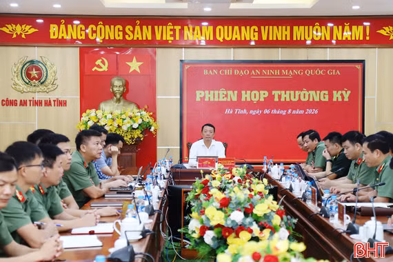 Hà Tĩnh tham gia phiên họp thường kỳ Ban Chỉ đạo An ninh mạng quốc gia