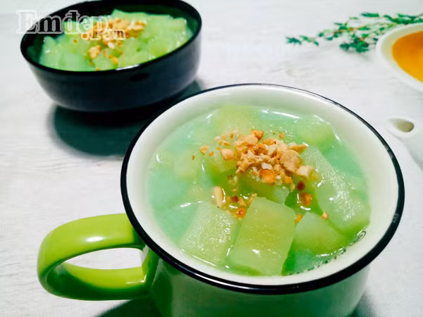 nau che khoai mi la dua thom lung nong hoi cho bua xe chieu