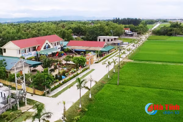 ha tinh phan bo 15 ty cho cac dia phuong tieu bieu trong xay dung ntm