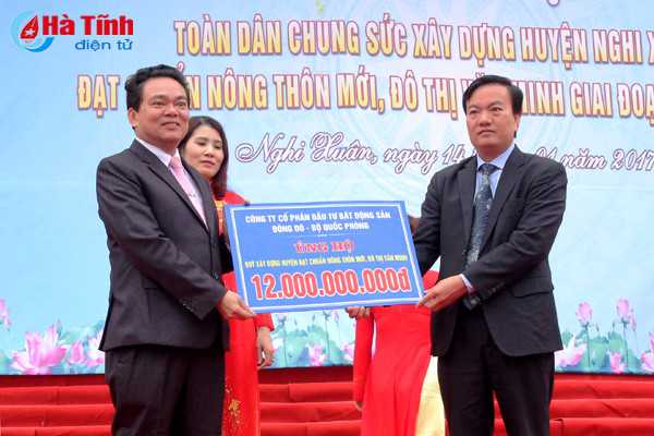 nghi xuan huy dong hon 392 ty dong xay dung nong thon moi