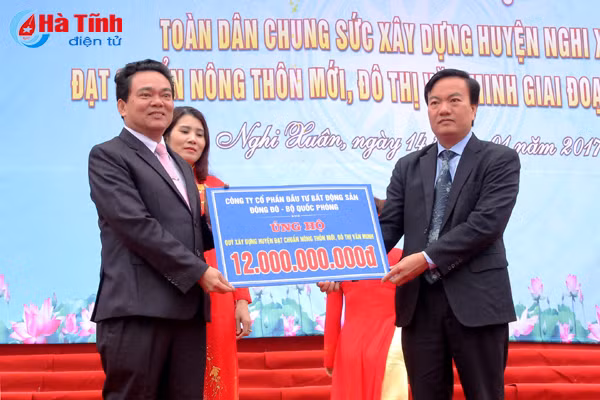 nghi xuan huy dong hon 392 ty dong xay dung nong thon moi