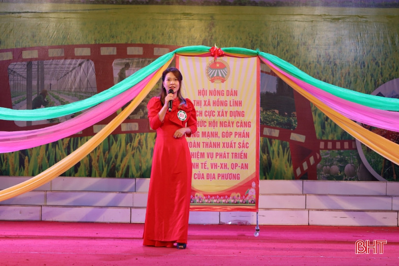 Hội Nông dân Hương Khê giành giải nhất Hội thi Nhà nông đua tài toàn tỉnh