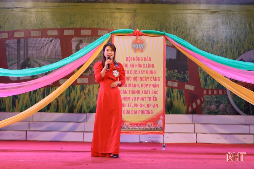 Hội Nông dân Hương Khê giành giải nhất Hội thi Nhà nông đua tài toàn tỉnh