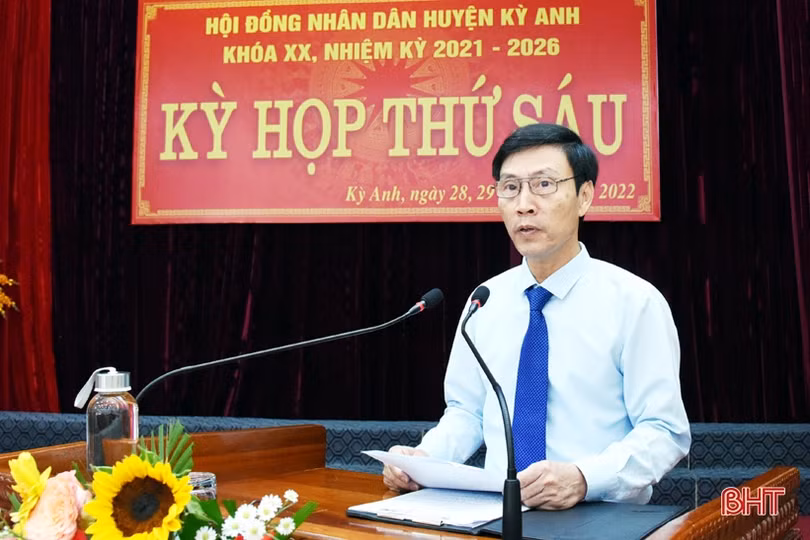 Hội đồng nhân dân huyện Kỳ Anh xem xét thông qua 7 nghị quyết quan trọng
