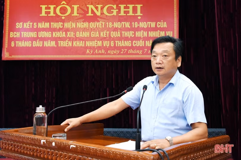 Huyện Kỳ Anh xây dựng 9 nhóm nhiệm vụ, giải pháp những tháng cuối năm