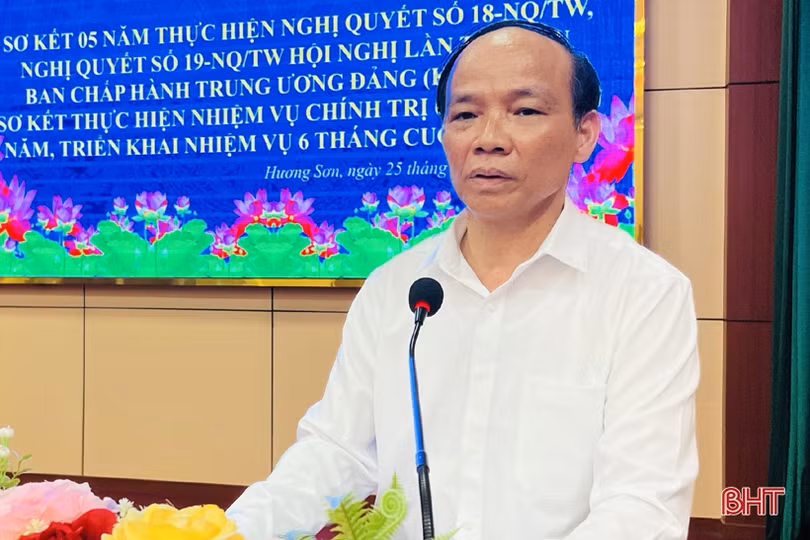 Tạo không gian phát triển đối với những xã ở Hương Sơn thực hiện sáp nhập