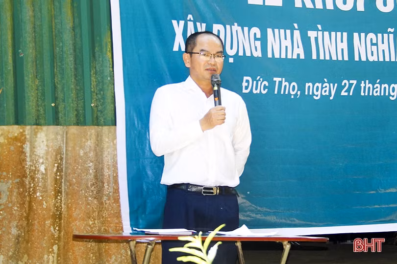 BIDV Hà Nội hỗ trợ Đức Thọ xây dựng 5 nhà ở kiên cố cho hộ nghèo