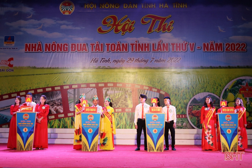 Hội Nông dân Hương Khê giành giải nhất Hội thi Nhà nông đua tài toàn tỉnh