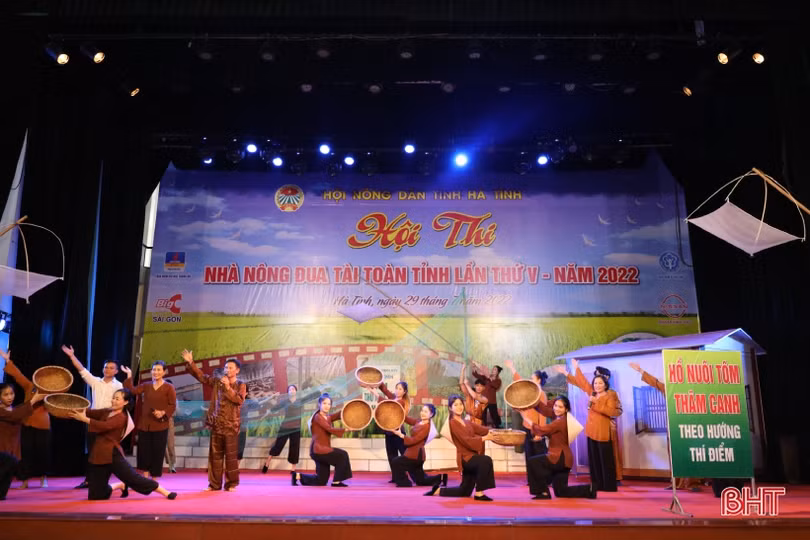 Hội Nông dân Hương Khê giành giải nhất Hội thi Nhà nông đua tài toàn tỉnh