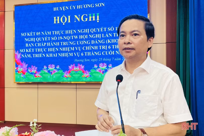 Tạo không gian phát triển đối với những xã ở Hương Sơn thực hiện sáp nhập