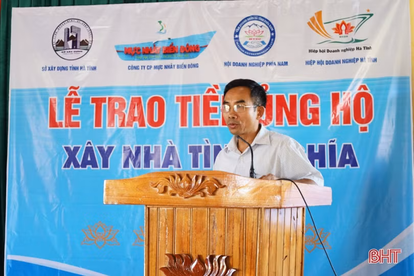 Tổ chức doanh nghiệp trao nhà tình nghĩa cho các gia đình có hoàn cảnh khó khăn