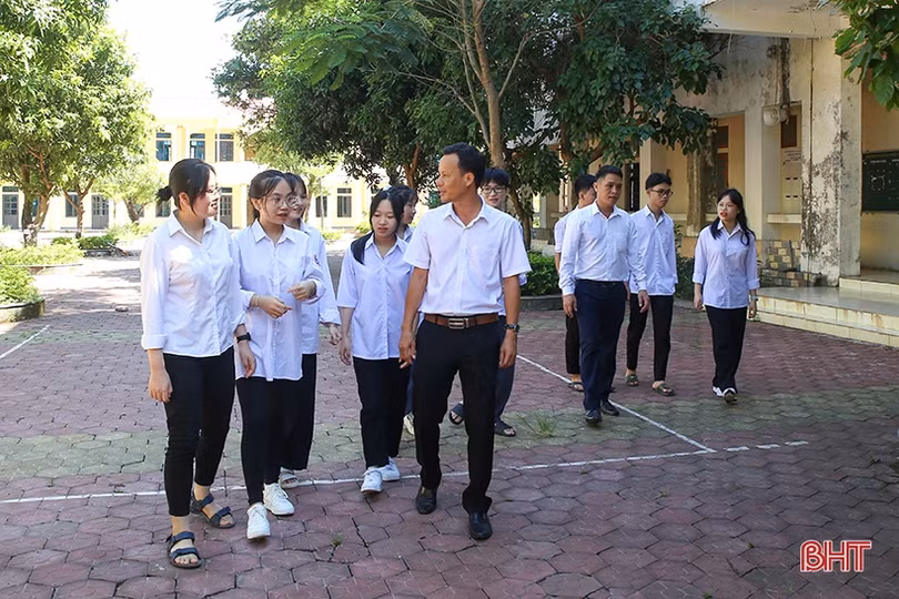 Lớp học ở Trường THPT Kỳ Anh có điểm trung bình môn Tiếng Anh trên 8