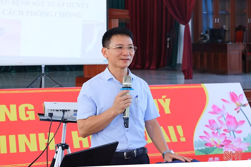 Nâng cao kiến thức về bệnh sốt xuất huyết cho cán bộ y tế TP Hà Tĩnh