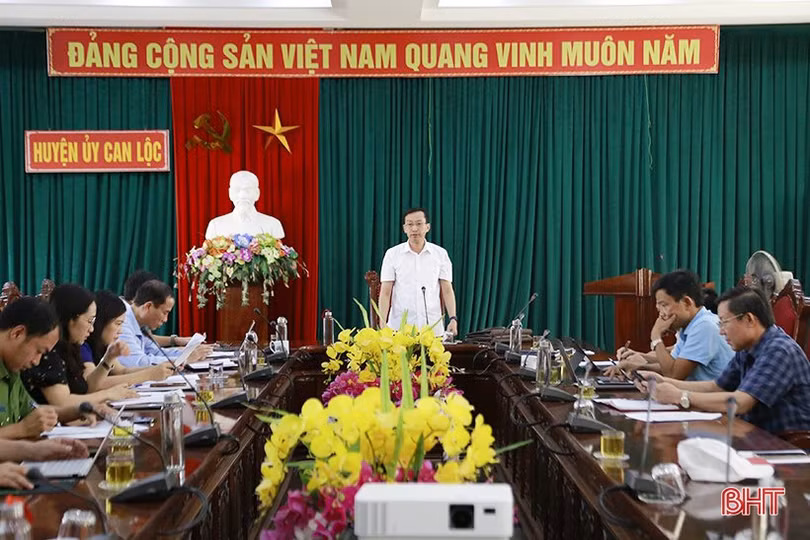 Can Lộc tăng cường chỉ đạo thực hiện GPMB dự án cao tốc Bắc - Nam 