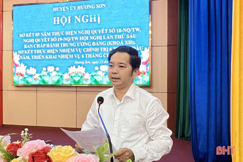 Tạo không gian phát triển đối với những xã ở Hương Sơn thực hiện sáp nhập