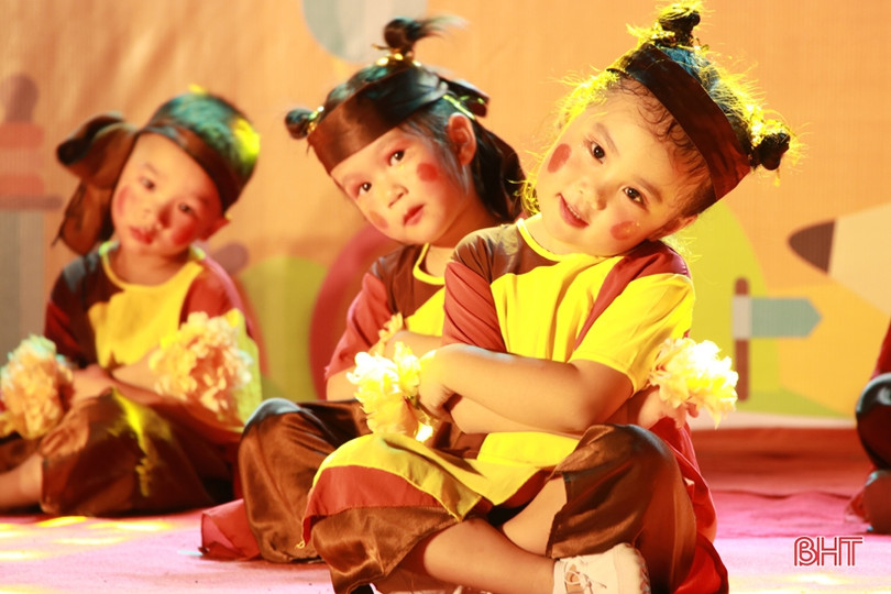 Học sinh mầm non iSchool Hà Tĩnh hào hứng với dạ tiệc mùa hè - Summer Party