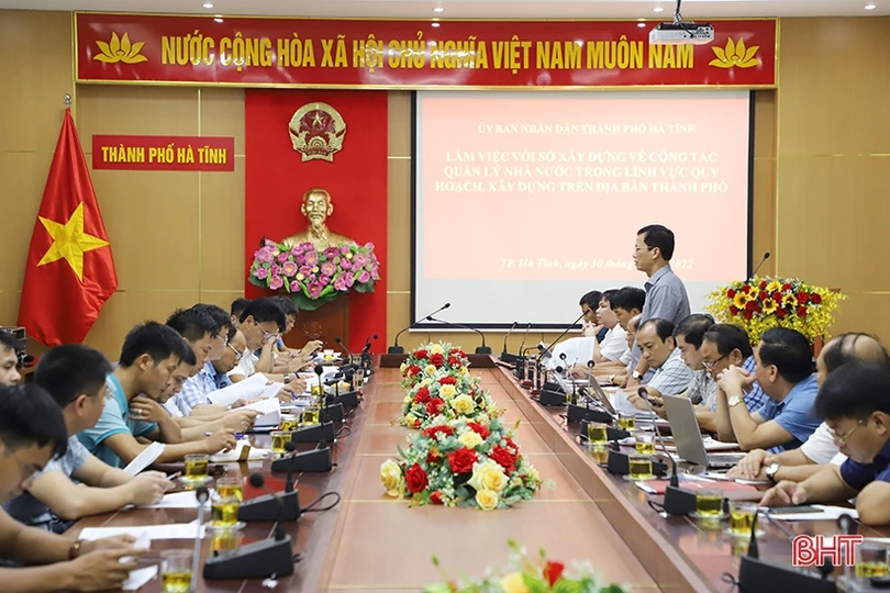 Tăng cường công tác quản lý quy hoạch, xây dựng trên địa bàn TP Hà Tĩnh