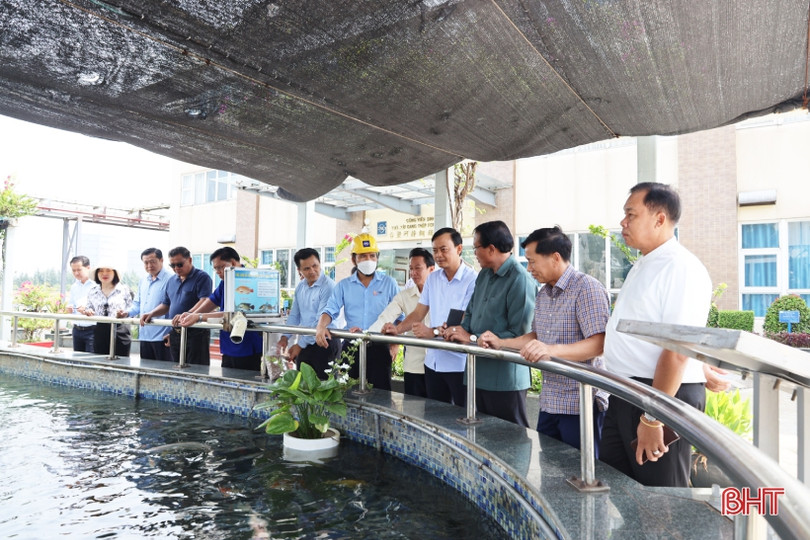 Đoàn công tác tỉnh Khăm Muộn tham quan Khu kinh tế Vũng Áng