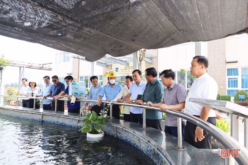 Đoàn công tác tỉnh Khăm Muộn tham quan Khu kinh tế Vũng Áng