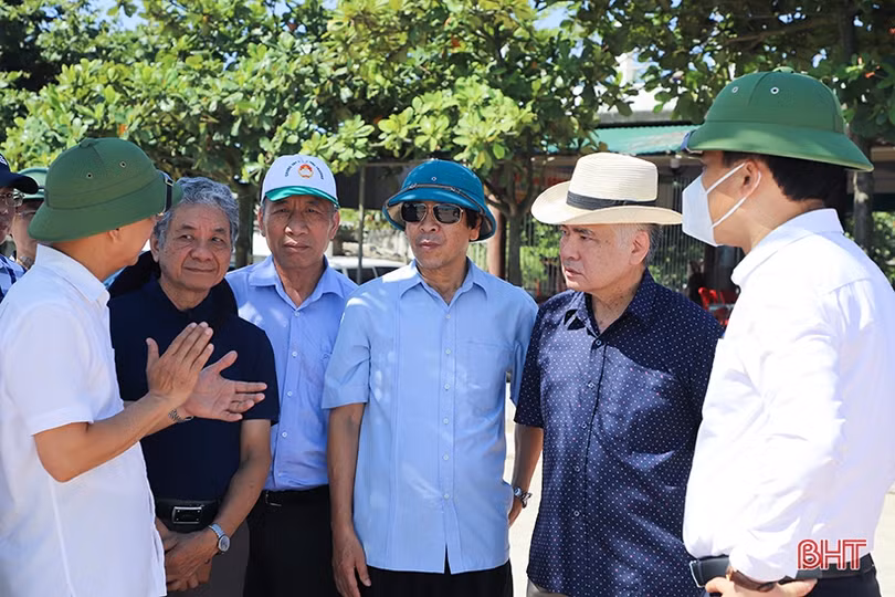 Hội Kinh tế môi trường Việt Nam khảo sát dự án mỏ sắt Thạch Khê