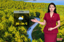 Dự báo thời tiết Hà Tĩnh ngày 27/6: Ngày nắng, chiều tối có mưa rào và dông