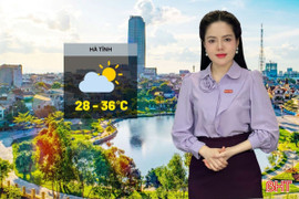 Dự báo thời tiết Hà Tĩnh ngày 10/7: Ngày nắng, chiều tối có mưa, cao nhất 36 độ C