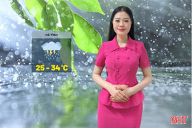 Dự báo thời tiết Hà Tĩnh ngày 14/6: Ngày nắng, chiều tối có mưa rào và dông 