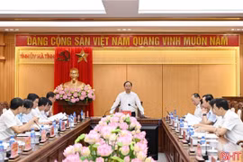 Rà soát công tác chuẩn bị tổ chức các hoạt động kỷ niệm 120 năm Ngày sinh Tổng Bí thư Hà Huy Tập