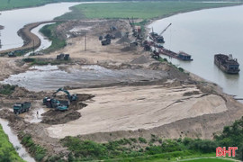 Gỡ khó trong kinh doanh cát sỏi ở Nghi Xuân