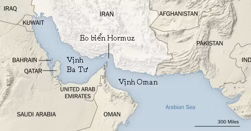 Hormuz - “eo biển nóng” trong căng thẳng Mỹ - Iran